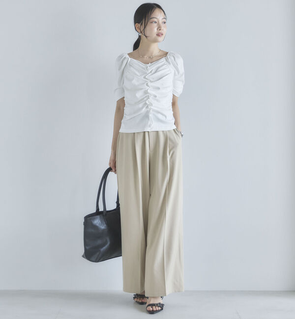 archives「【ＯＮかわ】ギャザーカットＴＯＰＳ」|Tシャツ・カットソー|