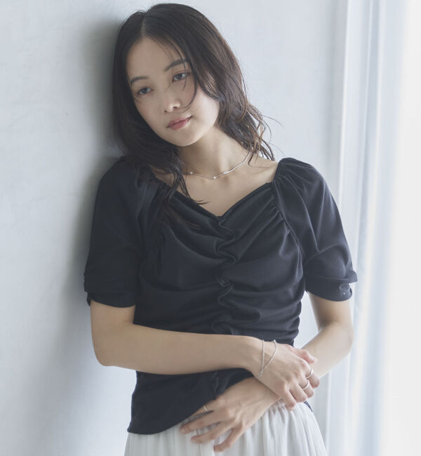 archives「【ＯＮかわ】ギャザーカットＴＯＰＳ」|Tシャツ・カットソー|