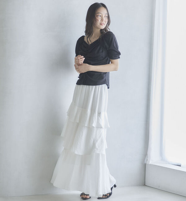 archives「【ＯＮかわ】ギャザーカットＴＯＰＳ」|Tシャツ・カットソー|