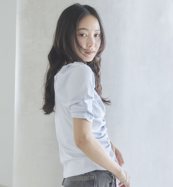 archives「【ＯＮかわ】ギャザーカットＴＯＰＳ」|Tシャツ・カットソー|