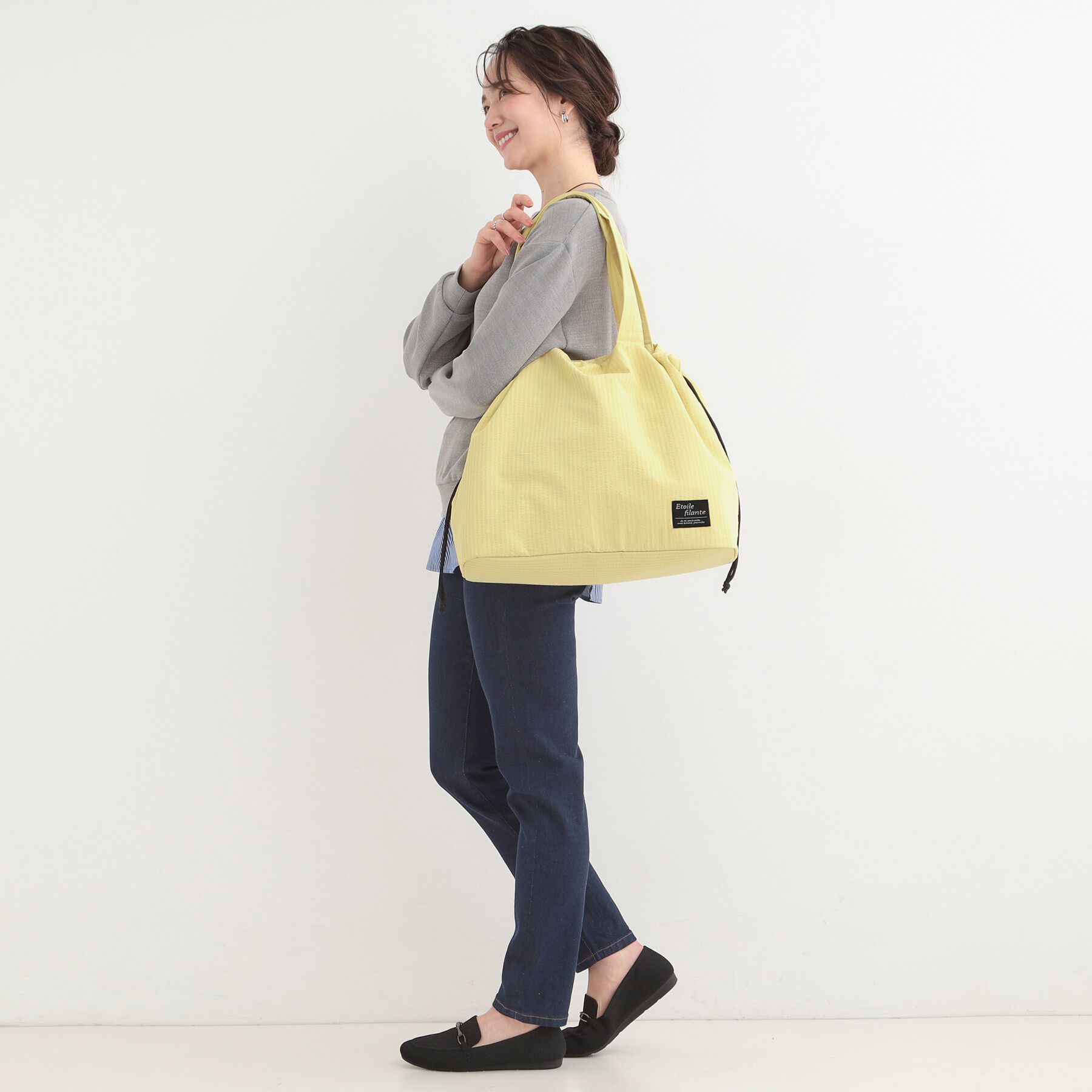 SHOO･LA･RUE「ぽこぽこ生地ビッグトートバッグ」|トートバッグ|