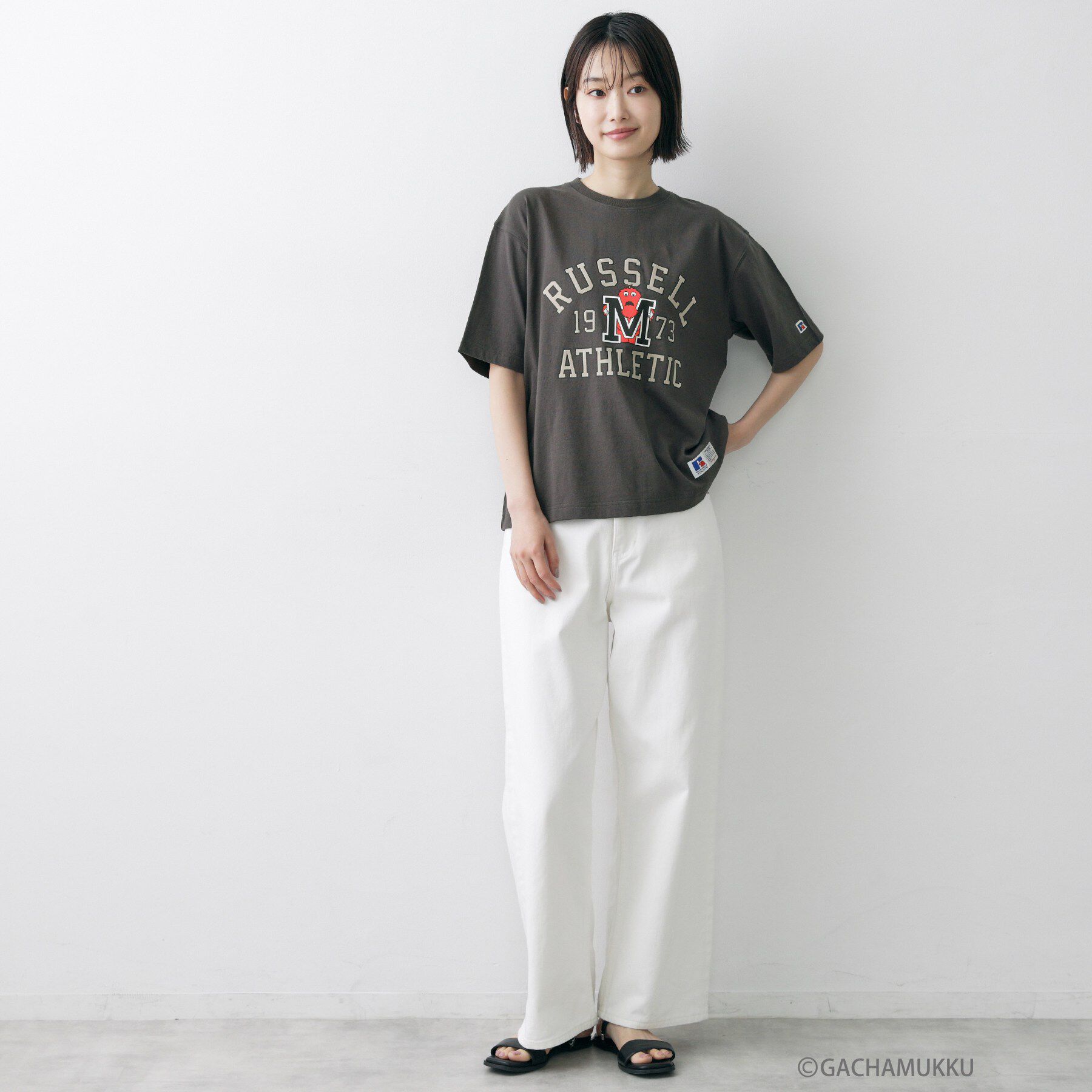 Dessin「ガチャピン・ムック コラボTシャツ」|Tシャツ・カットソー|