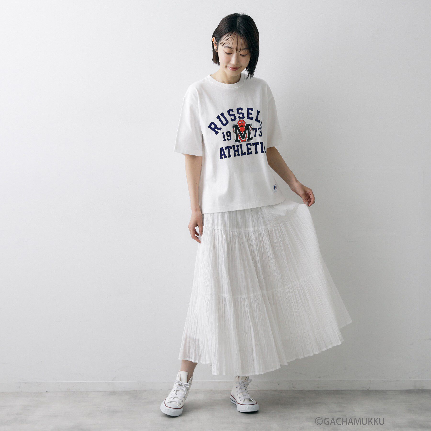 Dessin「ガチャピン・ムック コラボTシャツ」|Tシャツ・カットソー|
