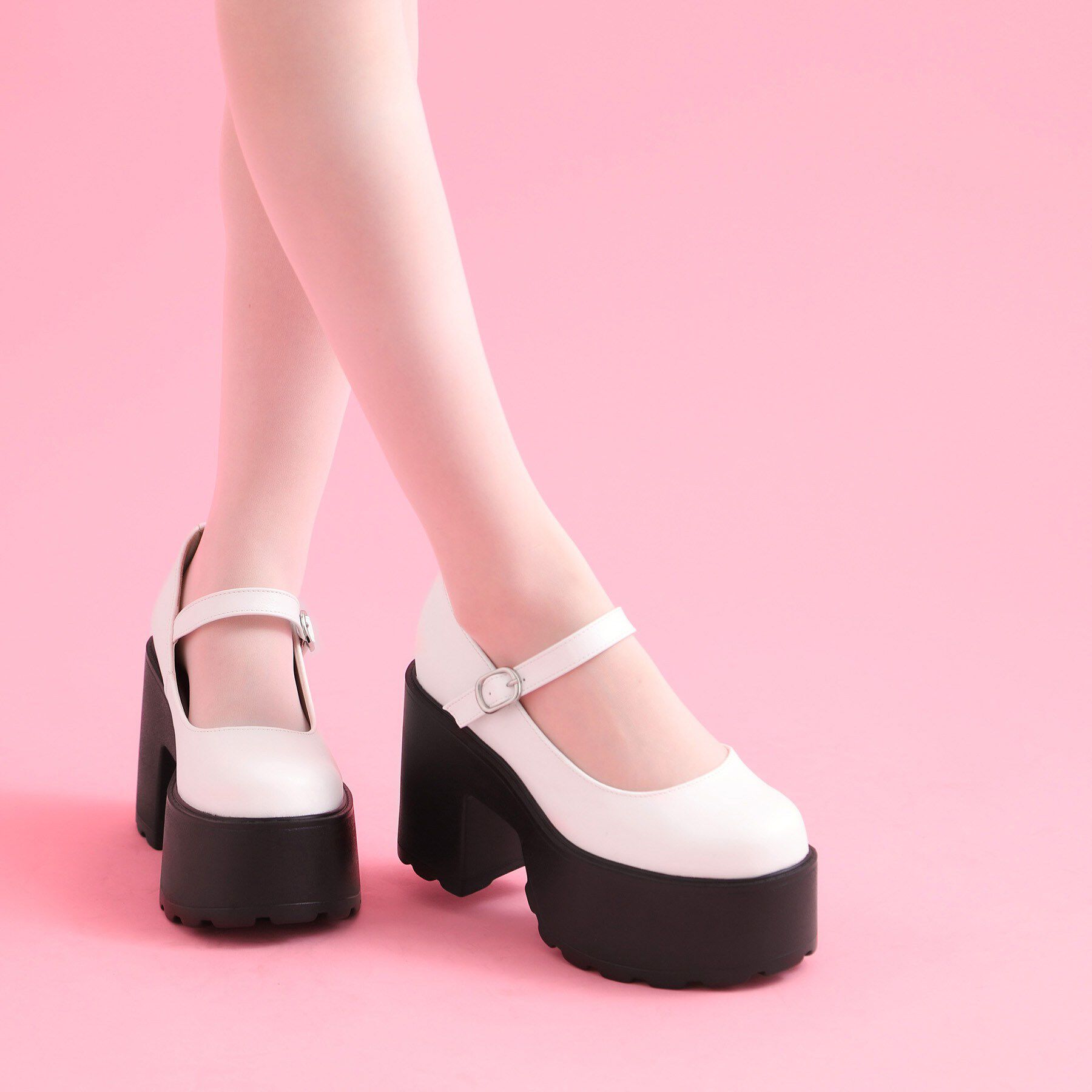 csT&P「厚底ワンストラップパンプス」|パンプス|
