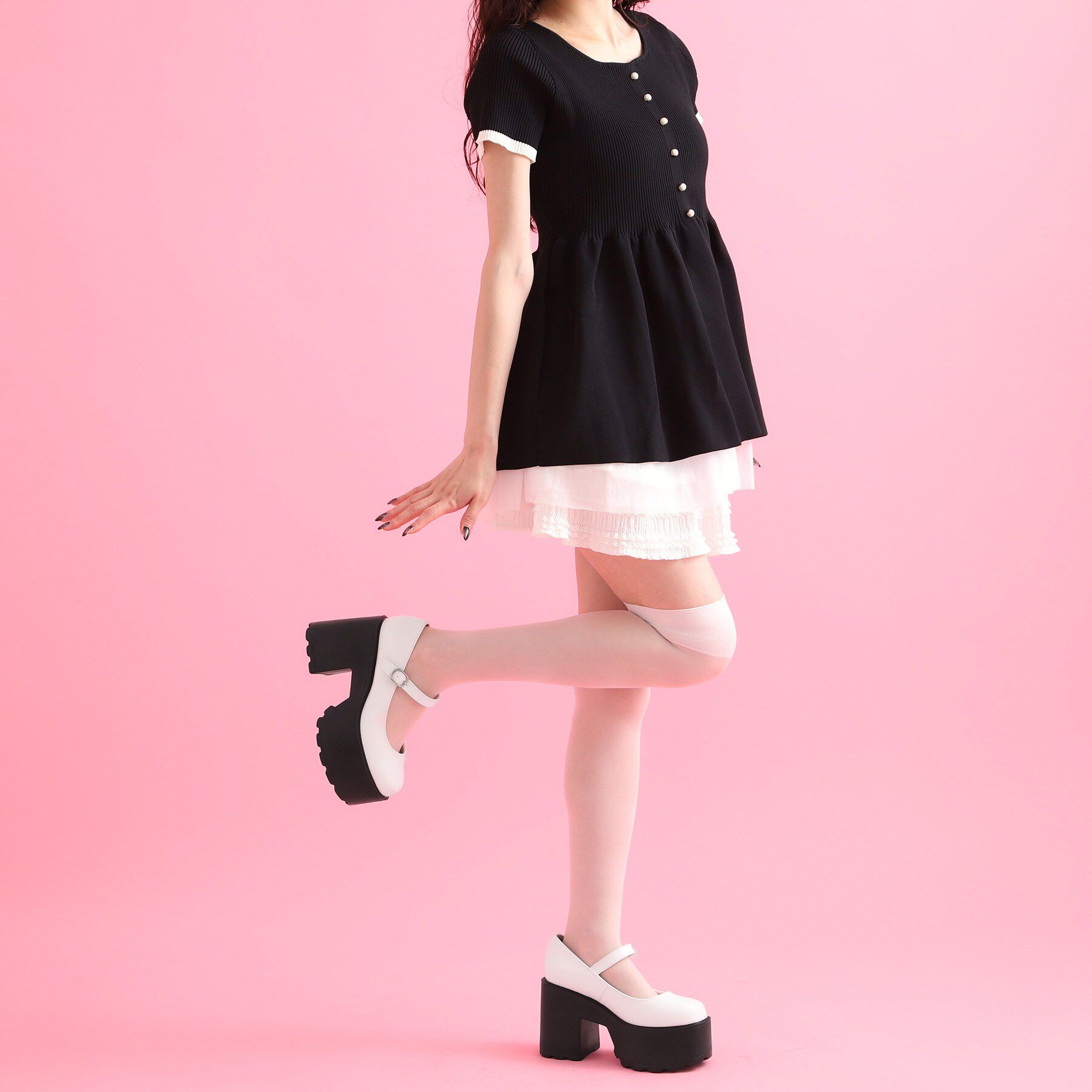 csT&P「厚底ワンストラップパンプス」|パンプス|