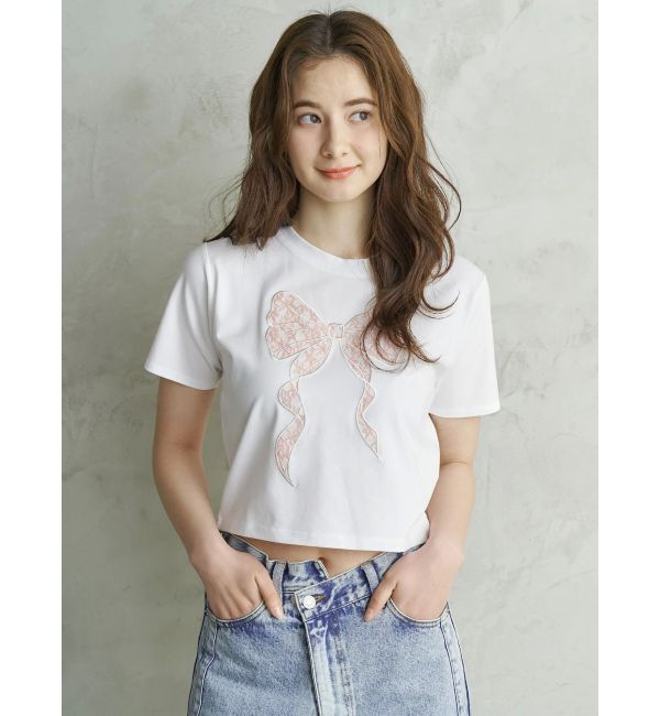 CALNAMUR「リボンアソートTシャツ」|Tシャツ・カットソー|