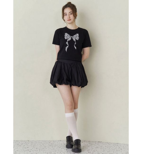 CALNAMUR「リボンアソートTシャツ」|Tシャツ・カットソー|