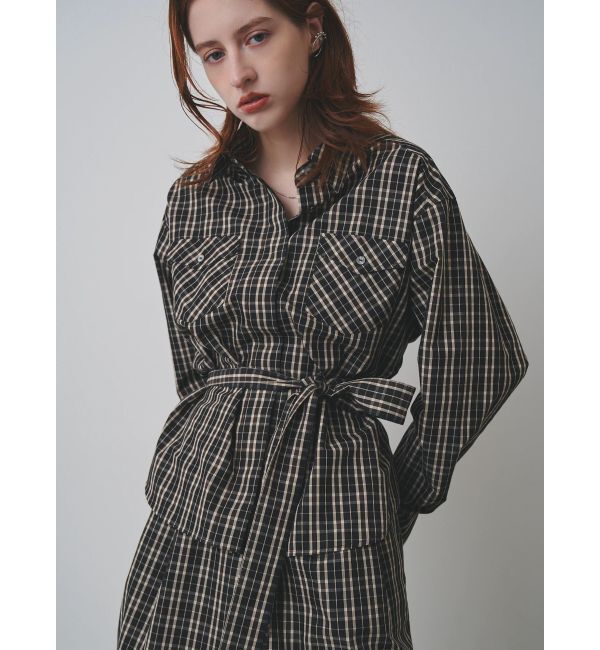 ELENDEEK「CHECK LAYERED SH OP」|ワンピース|
