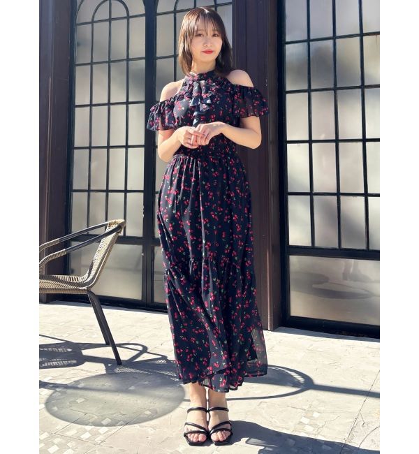 dazzlin「【再生産分】フルーティーフリルティアードワンピース」|ワンピース|