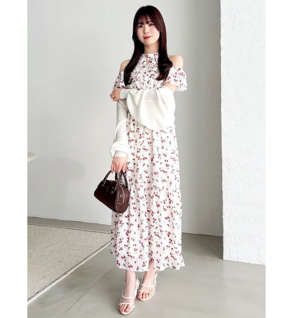 dazzlin「【再生産分】フルーティーフリルティアードワンピース」|ワンピース|