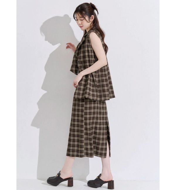 MERCURYDUO「フロントリボンキャミワンピース」|ワンピース|