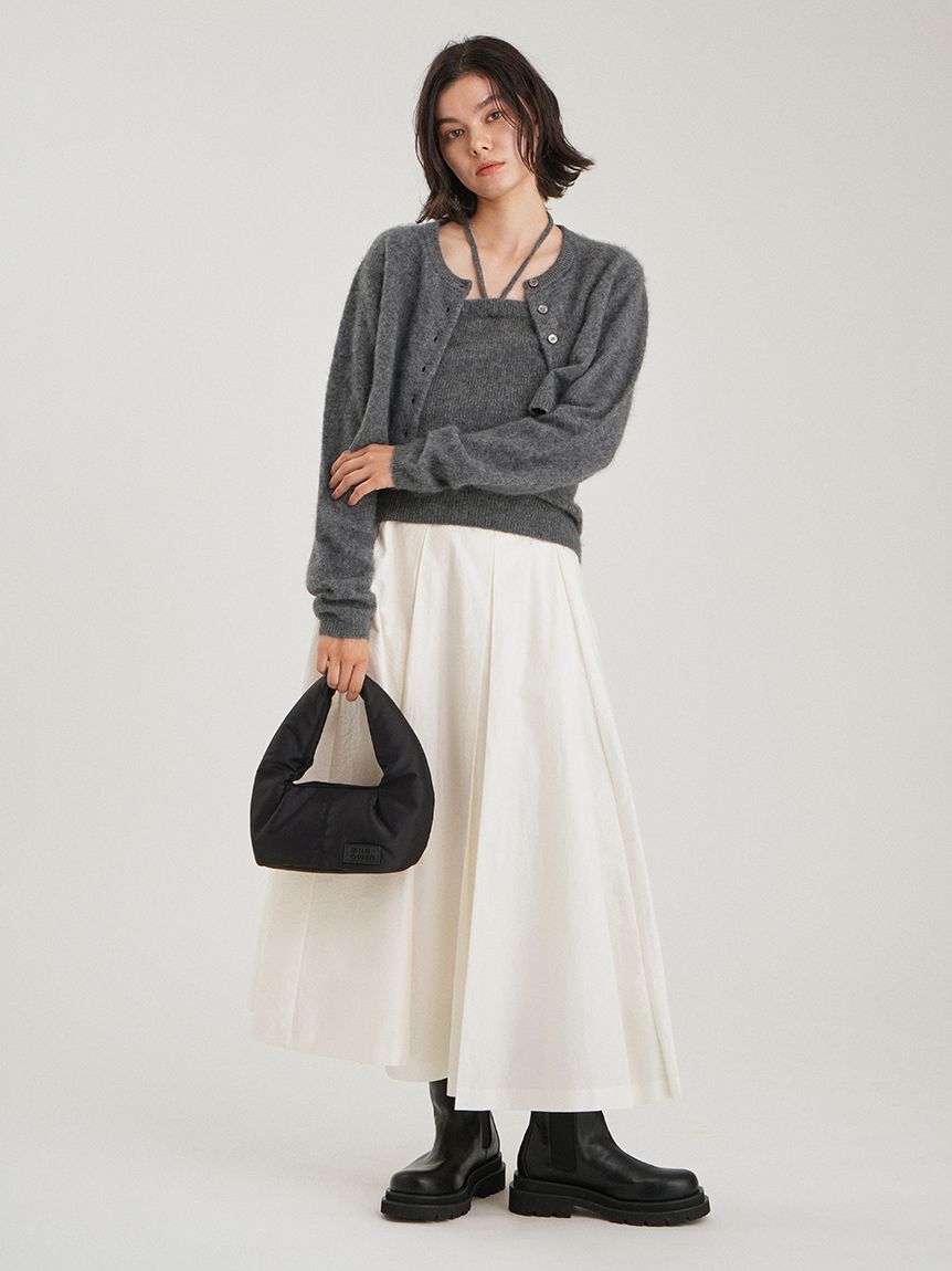 Mila Owen「wool100％ミンクタッチ2WAYニット」|キャミソール|