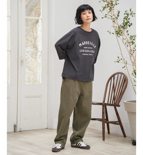 Lbc with Life「コットンラグラン7分袖Tシャツ」|Tシャツ・カットソー|