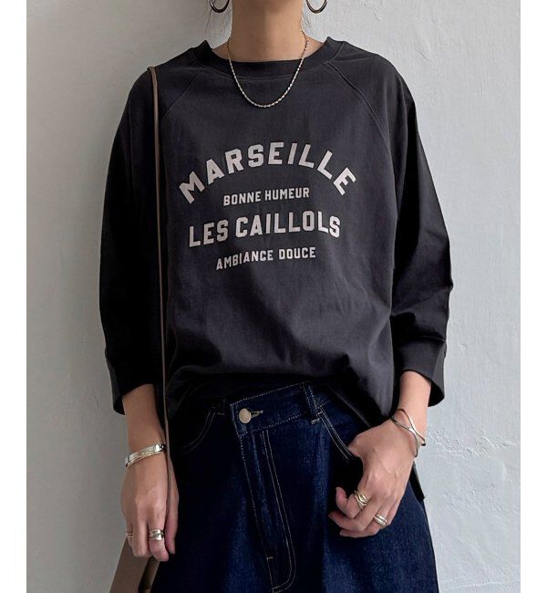 Lbc with Life「コットンラグラン7分袖Tシャツ」|Tシャツ・カットソー|