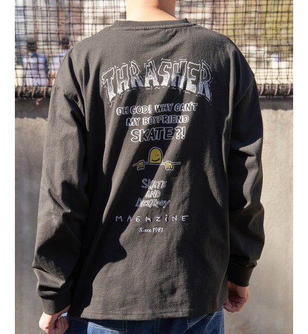 VENCE share style「THRASHER スラッシャー マークゴンザレスロゴロンＴ」|Tシャツ・カットソー|