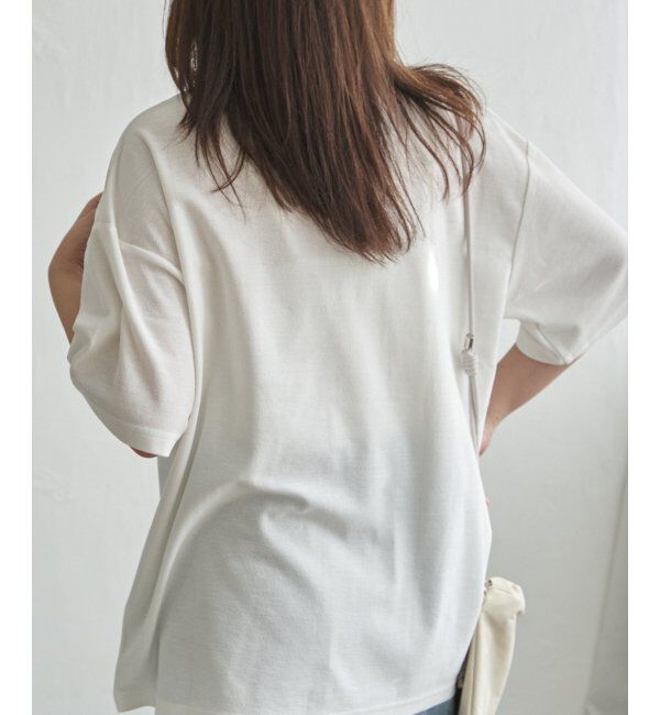 VENCE share style「梨地 ミッキーマウス＆ミニーマウス プリントTシャツ」|Tシャツ・カットソー|