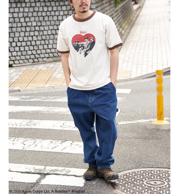 VENCE share style「THE BEATLES ザ ビートルズ リンガープリントTシャツ」|Tシャツ・カットソー|