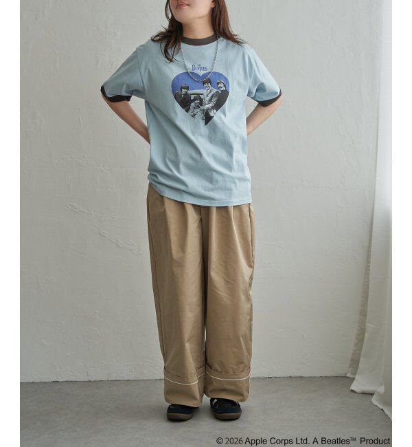 VENCE share style「THE BEATLES ザ ビートルズ リンガープリントTシャツ」|Tシャツ・カットソー|