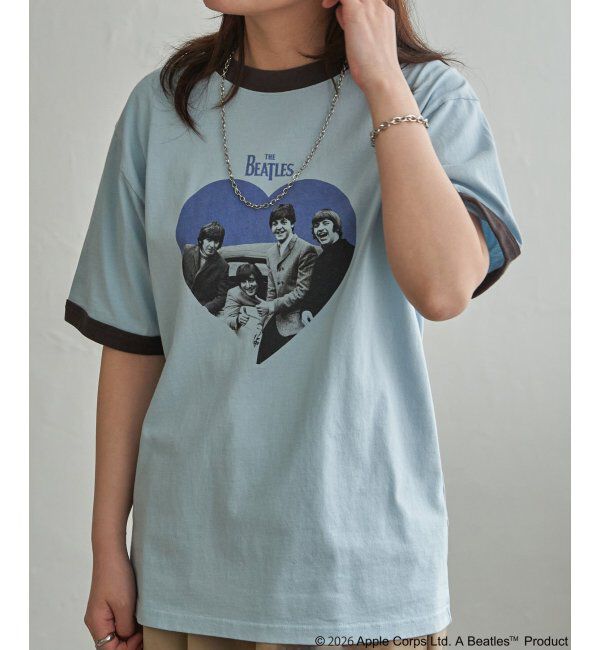 VENCE share style「THE BEATLES ザ ビートルズ リンガープリントTシャツ」|Tシャツ・カットソー|