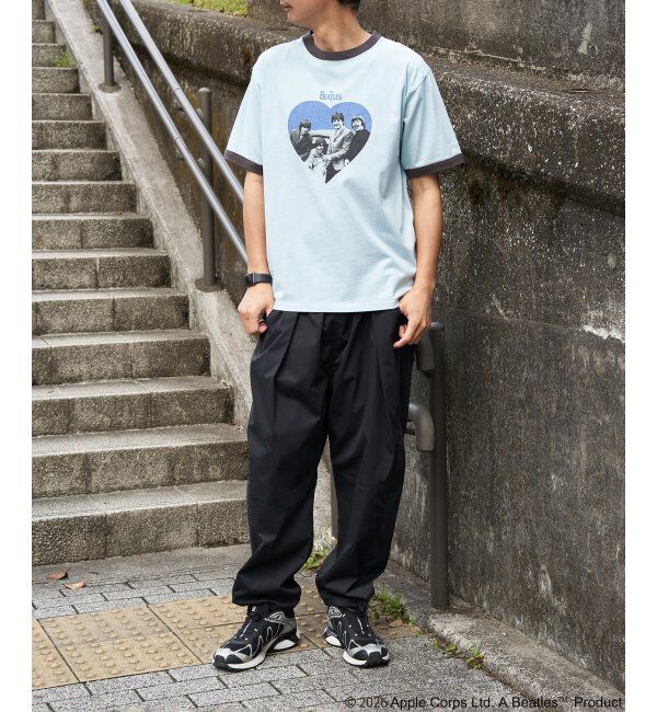 VENCE share style「THE BEATLES ザ ビートルズ リンガープリントTシャツ」|Tシャツ・カットソー|