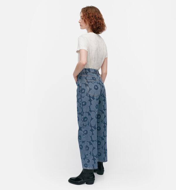 Marimekko「Maridenim Barrel Unikko ジーンズ」|チノ|