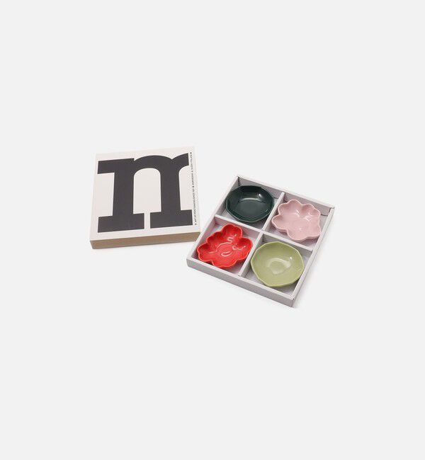 Marimekko「Unikko & Kivet スモールプレート 4個セット」|その他|