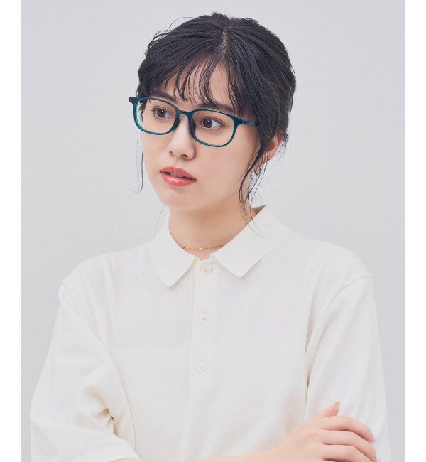  「ウェリントン型 メガネ｜クリアカラー｜伊達メガネ 度付きメガネ｜ユニセックス  レンズ交換券付」|メガネ|