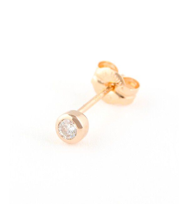 ete「K18 ダイヤモンド 0.1ct ピアス「ブライト」」|ピアス|