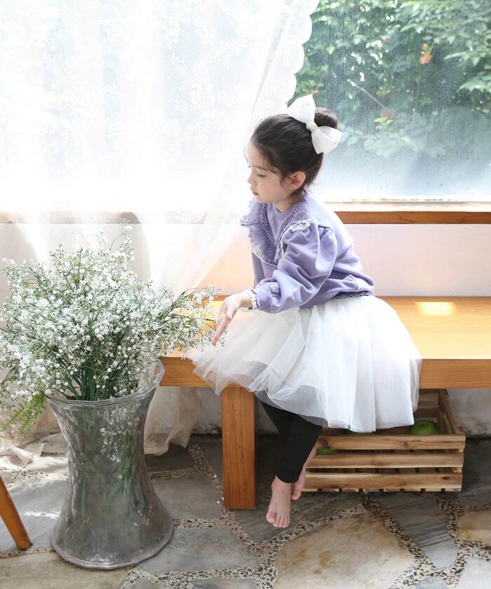 BACKYARD FAMILY「スカート キッズ 女の子 通販 スカートパンツ 54012202 スカッツ レギンス付きスカート」|レギンス・スパッツ|