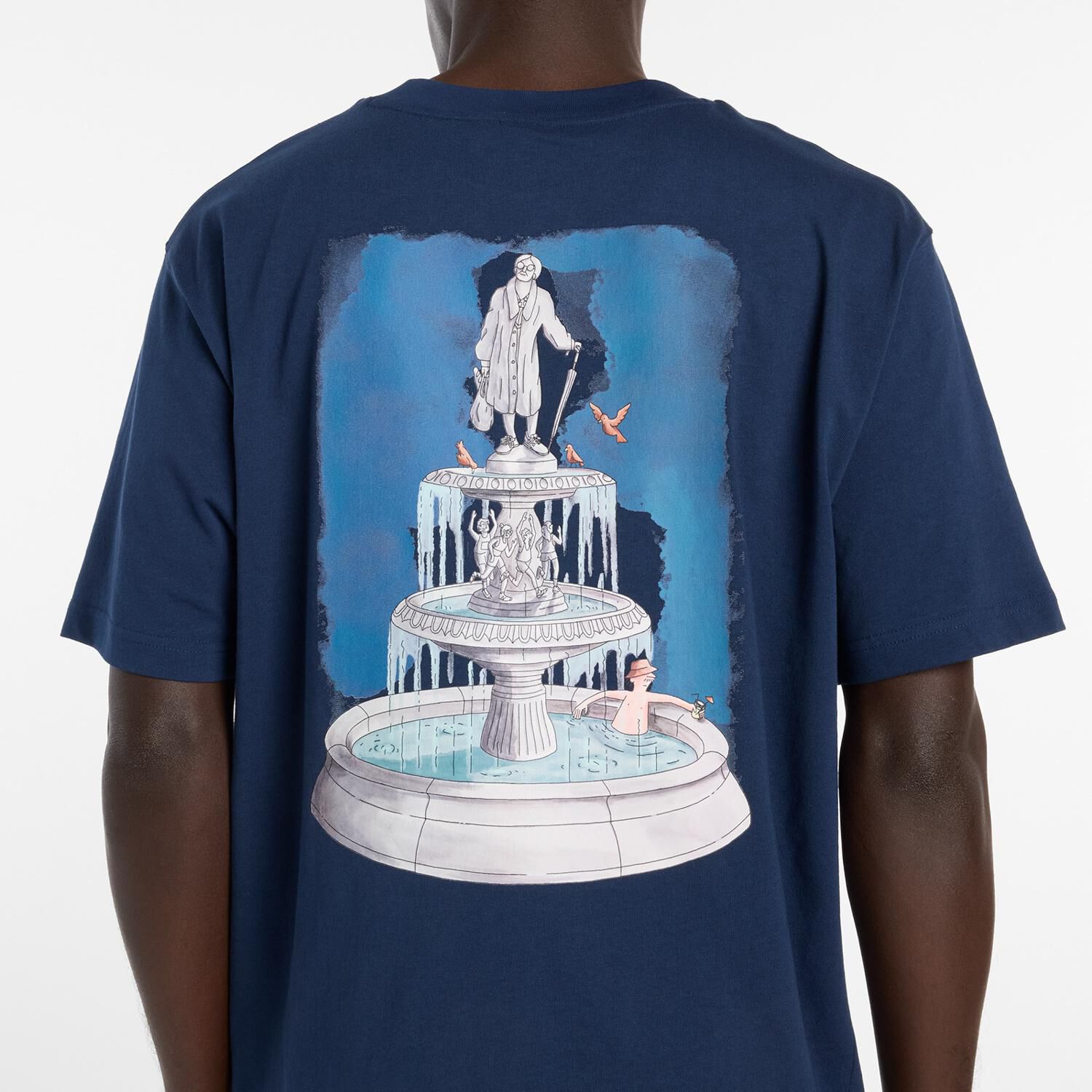 NEW BALANCE 「【NEW BALANCEｳｪｱ】M ﾌｧｳﾝﾃﾝT」|Tシャツ・カットソー|