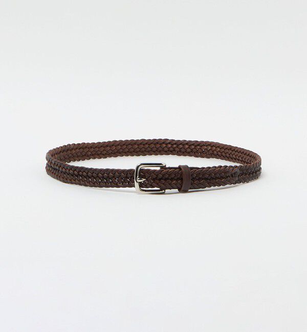 UNITED ARROWS「＜BEORMA LEATHER COMPANY＞ P0011 25mm/メッシュベルト」|ベルト|DK.BROWN