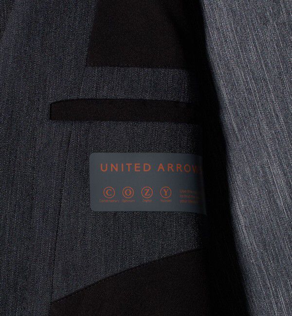 UNITED ARROWS「デニムライク シングル ２ボタン テーラード ジャケット UA COZY　ウォッシャブル　ヨコストレッチ　防しわ」|テーラードジャケット|