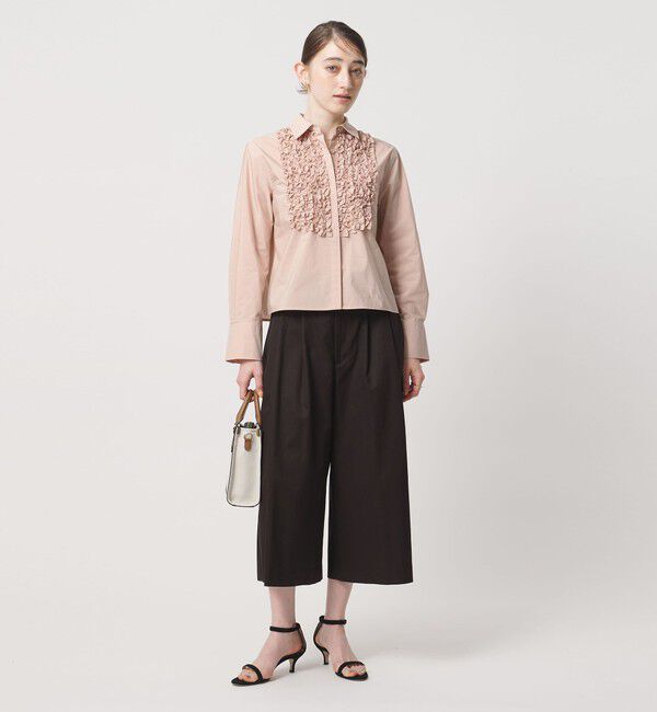 UNITED ARROWS「ファブリカ ミニフリル シャツ」|シャツ・ブラウス|
