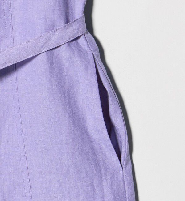 UNITED ARROWS「リネン シャーリング スキッパー ワンピース ‐ウォッシャブル‐」|ワンピース|