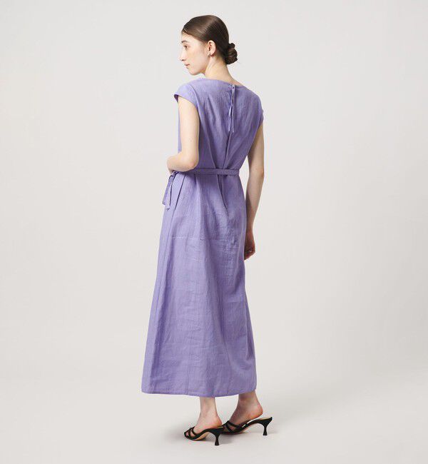 UNITED ARROWS「リネン シャーリング スキッパー ワンピース ‐ウォッシャブル‐」|ワンピース|