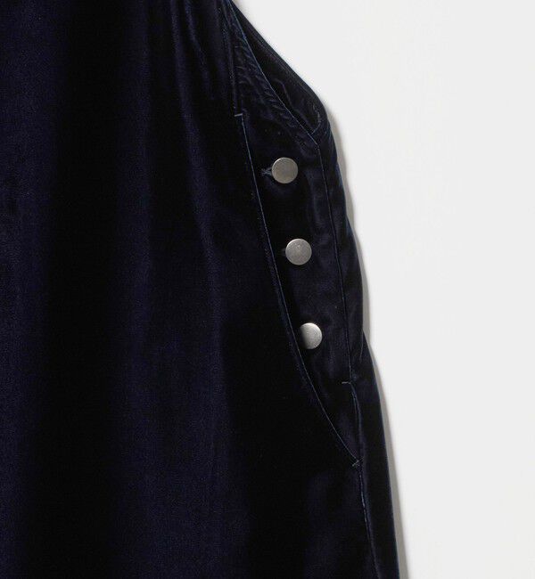 UNITED ARROWS「ベルベット サロペット スカート」|ジャンパースカート|