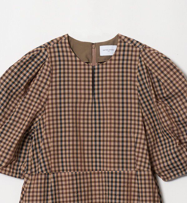 UNITED ARROWS「ギンガムチェック ワンピース ‐ウォッシャブル‐」|ワンピース|