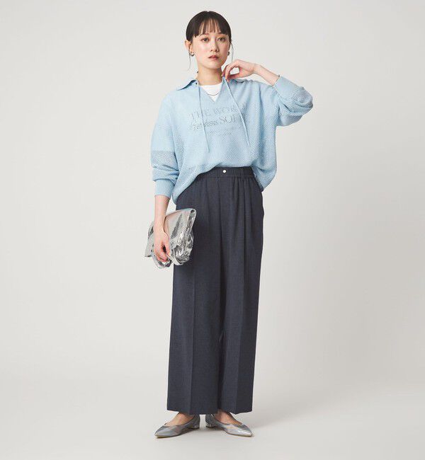 UNITED ARROWS green label relaxing「［size SHORT/TALLあり］ニーハイワイドパンツ」|その他|