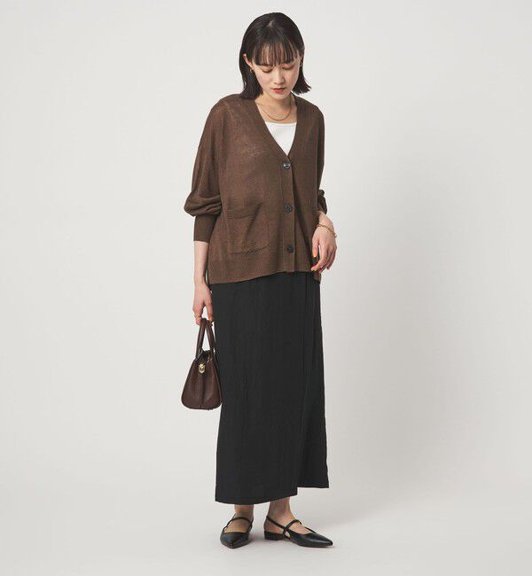 UNITED ARROWS green label relaxing「［size SHORTあり］フィブリル ナロー スカート」|タイト|