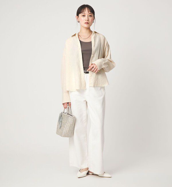 UNITED ARROWS green label relaxing「［size SHORTあり］リネンバランスシャツ」|シャツ・ブラウス|