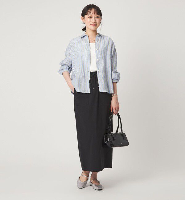 UNITED ARROWS green label relaxing「［size SHORTあり］リネンバランスシャツ」|シャツ・ブラウス|