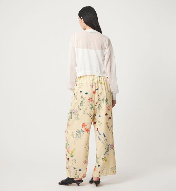 EMMEL REFINES「＜EMMEL REFINES＞EM フラワープリント イージーパンツ」|チノ|