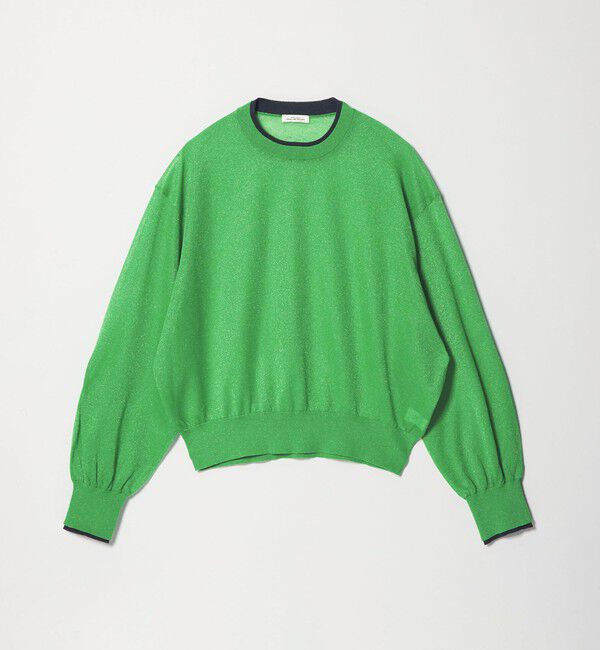 UNITED ARROWS green label relaxing「【WEB限定】＜at ease＞バイカラー シアー ニット プルオーバー」|ニット・セーター|