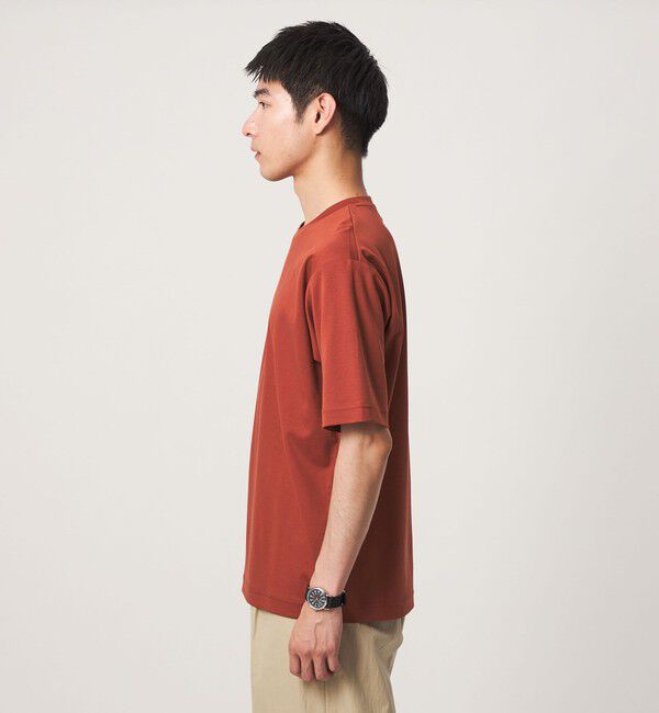 UNITED ARROWS green label relaxing「オーガニックコットン ポンチ クルーネック Tシャツ -接触冷感-」|Tシャツ・カットソー|