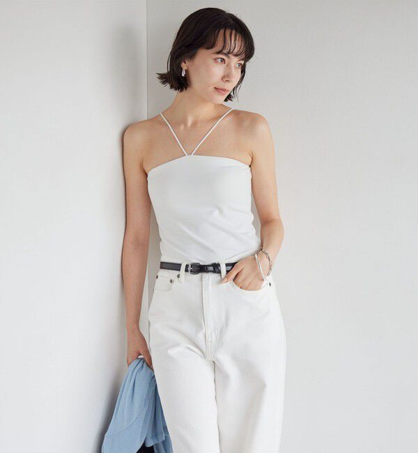 UNITED ARROWS green label relaxing「ホルターネックキャミソール / カップインナー」|キャミソール|