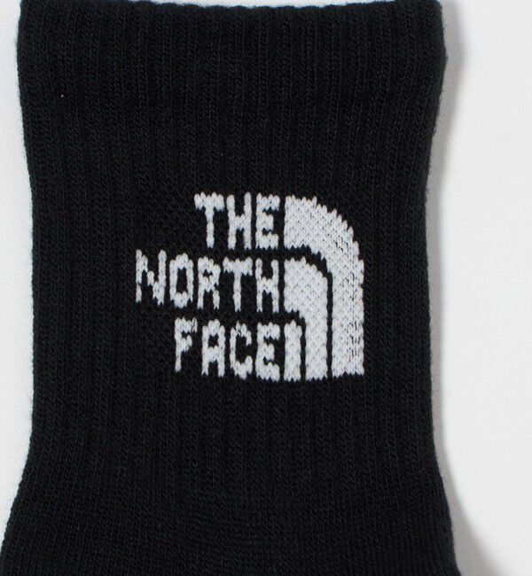 UNITED ARROWS green label relaxing「＜THE NORTH FACE＞ロゴ 3P クルーソックス / キッズ  16cm-18cm」|ソックス|