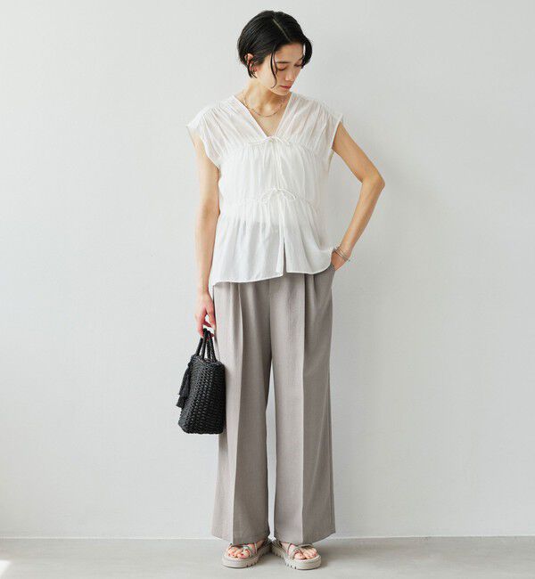 UNITED ARROWS green label relaxing「【結論シリーズ】ドライクロス ニーハイワイド マシンウォッシャブル ストレッチ 吸水速乾 通気性」|その他|