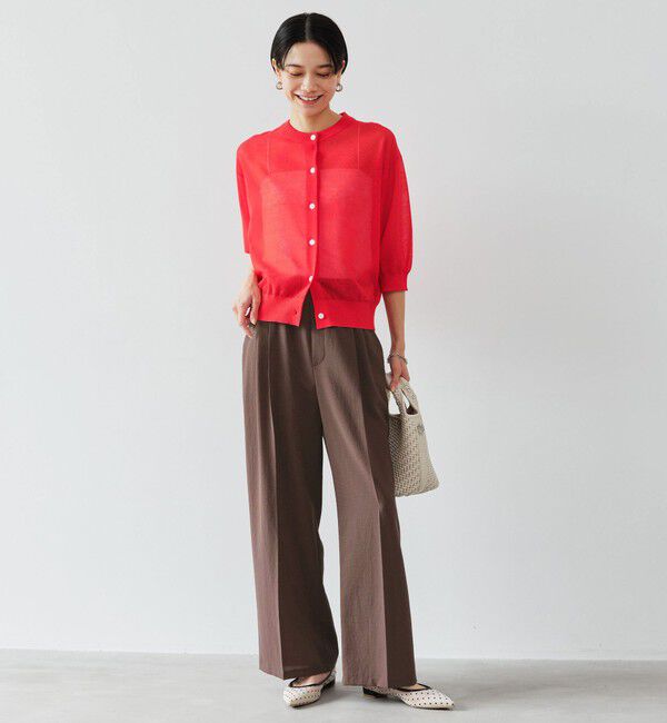 UNITED ARROWS green label relaxing「【結論シリーズ】ドライクロス ニーハイワイド マシンウォッシャブル ストレッチ 吸水速乾 通気性」|その他|