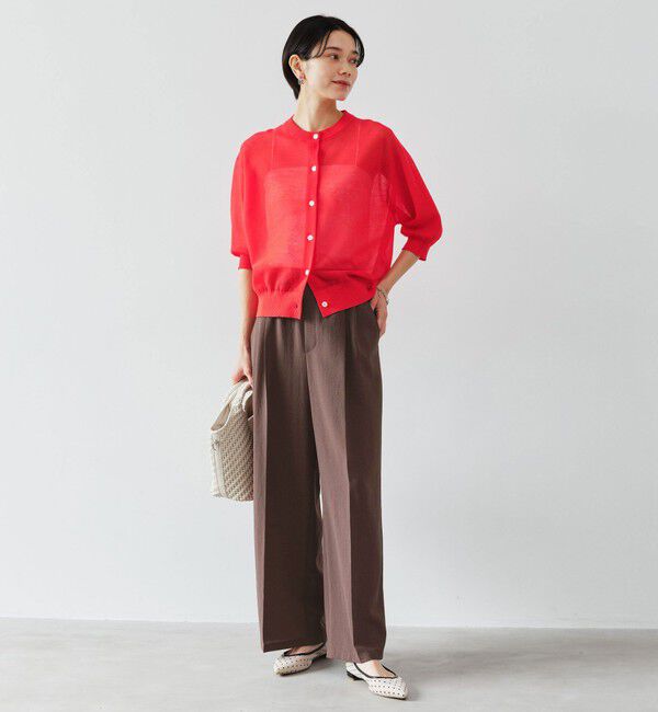 UNITED ARROWS green label relaxing「【結論シリーズ】ドライクロス ニーハイワイド マシンウォッシャブル ストレッチ 吸水速乾 通気性」|その他|