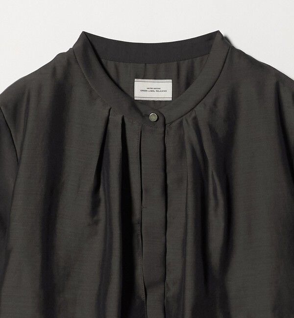 UNITED ARROWS green label relaxing「ヨーク プリーツ ショートスリーブ ブラウス」|シャツ・ブラウス|